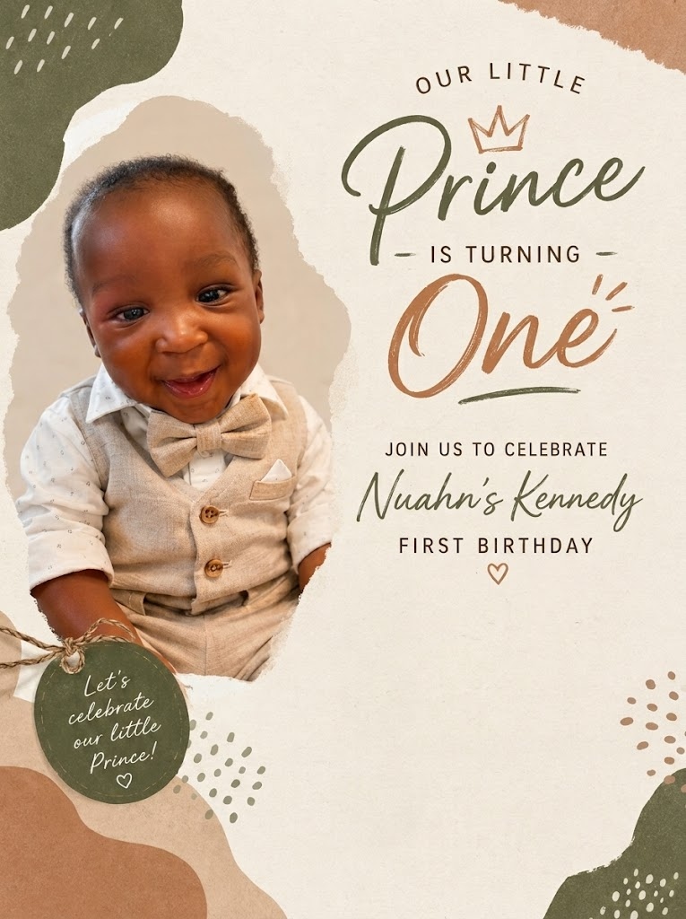 Royal Prince Invitation Graphic